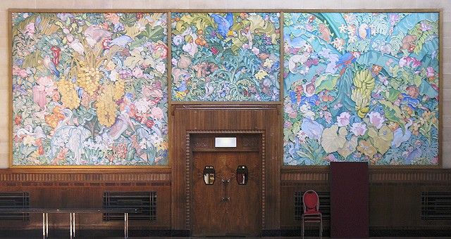 Panels_at_the_rear_of_Brangwyn_Hall_-_geograph.org.uk_-_1491172